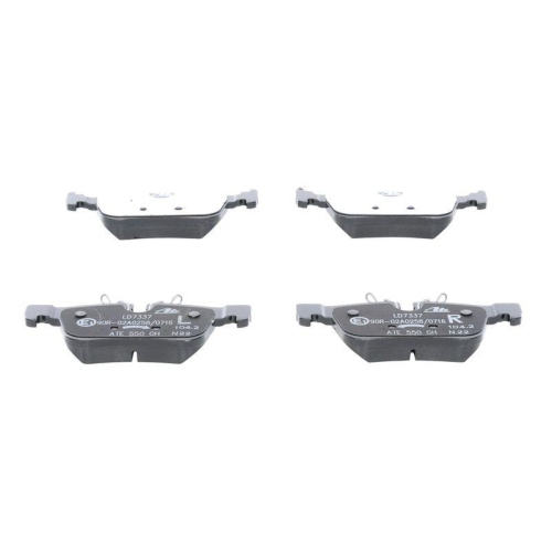 Placute frana Volvo S60 3 (224) 02.19-, S90 2 (234) 01.16-, V60 2 (225) 02.18-, V90 2 Cross Country (236) 03.16-, V90 2 Estate (235) 03.16-, Xc60 2 (246) 03.17-, Spate, ATE