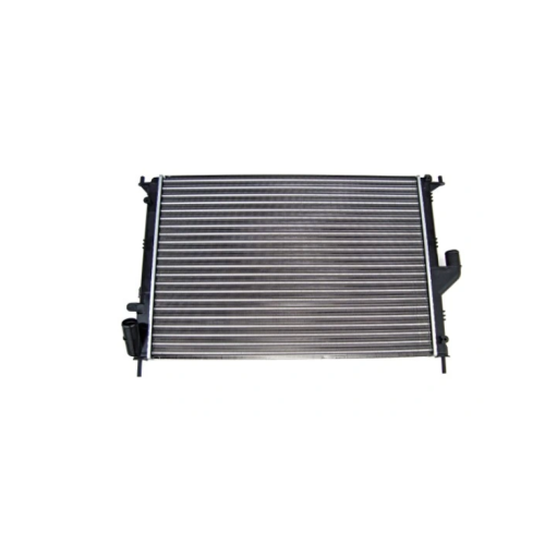 Radiator racire Dacia Logan 04.2008-2012 (1.5dci 48/50/62kw Fara Ac) ; Dacia Sandero 06.2008-2012 (1.5 Dci 63kw Fara Ac/ 1.2 55kw Cu Ac / 1.6 64kw Cu Ac); Duster 2010-2017 motor 1,6 16v, 1,5 dci , 586x415x23mm, Cu lipire fagure mecanica Aftermarket