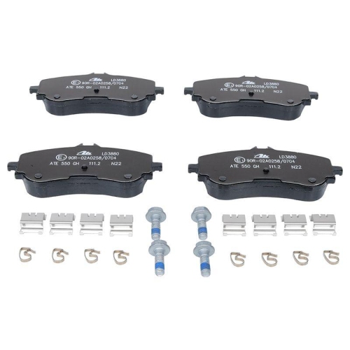Placute frana Vw Amarok (2ha) 09.10-, Crafter Box (Sy Sx) 09.16-, Crafter Bus (Syi Syj) 09.16-, Crafter (Sz) 11.16-, Grand California Camper (Scb Scc) 04.19-, Spate, ATE