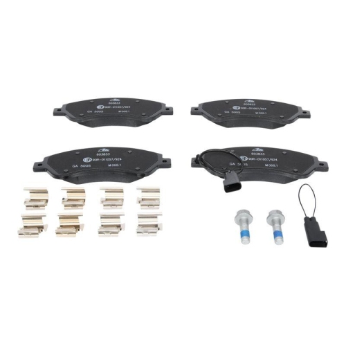 Set placute frana Ate 13046038332, parte montare : Punte fata