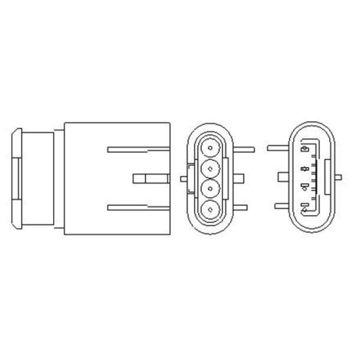 Sonda lambda Alfa Romeo Giulietta (940), Mito (955); Fiat 500 (312), 500 C (312), 500l (351 , Bravo 2 (198), Grande Punto (199), Linea (323 , Panda (169), Panda (312 , Punto (199), Punto Evo (199), Punto Evo, Punto; Ford Ka (Ru8); Lancia Delta 3 (844), Yp