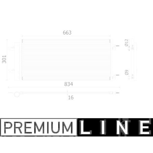 MAHLE Condensator, climatizare BEHR *** PREMIUM LINE ***