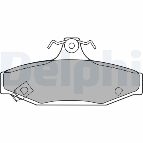 DELPHI set placute frana,frana disc