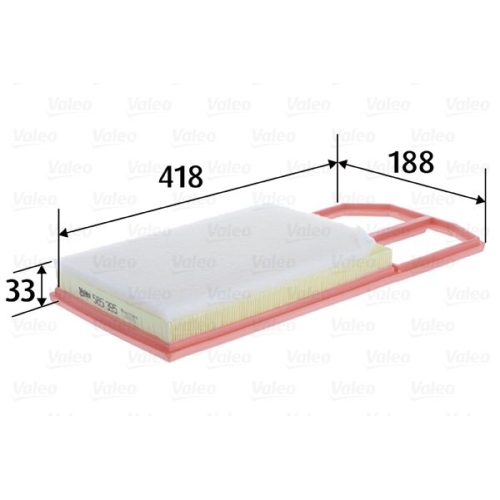 VALEO Filtru aer