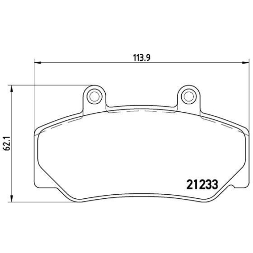 Placute frana Volvo 740 (744) 04.83-12.92, 740 Estate (745) 08.84-12.92, 760 (704 764) 08.81-07.92, 760 Estate (704 765) 01.82-07.92, 780 (782) 04.86-11.90, 940 (944) 08.90-03.95, 940 Estate (945) 08.90-10.95, 960 (964) 08.90-07.94, 960 Estate (965) 08.90