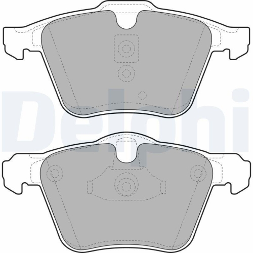 DELPHI set placute frana,frana disc