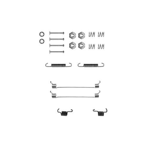 Set accesorii reparatie saboti frana Delphi LY1055, parte montare : Punte Spate