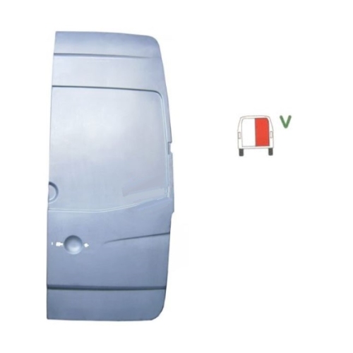 Panou usa spate Mercedes Sprinter 2006-2018, Vw Crafter (2e), 12.2005-04.2017, spate, Dreapta, inalta INDOITA