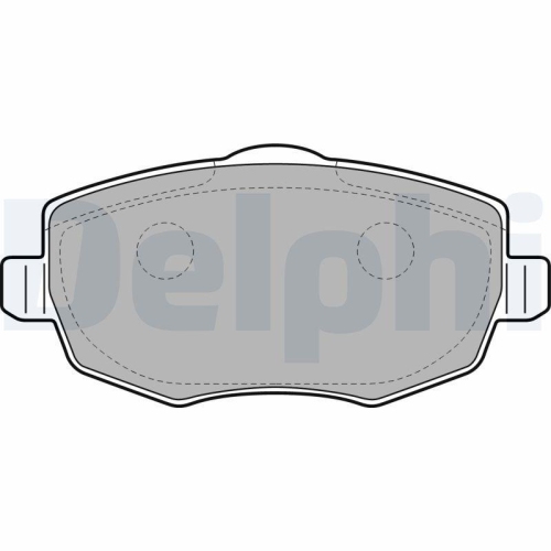 DELPHI set placute frana,frana disc