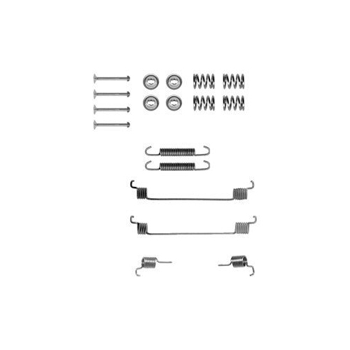 Set accesorii reparatie saboti frana Delphi LY1061, Spate