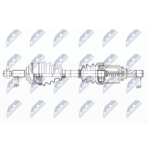 Planetara Renault motor 1.5dci, 1.2tce, 1.6 16v Fluence 2010- Megane 3 2009- Scenic, Grand Scenic 2009-, Stanga, 391011358R