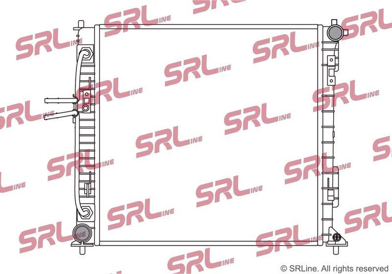 Radiator Hyundai Staria 21-, motor: 2.2 CRDI, 510x499x26, SRLine, Aluminiu/ Plastic brazat, 25310-CG060