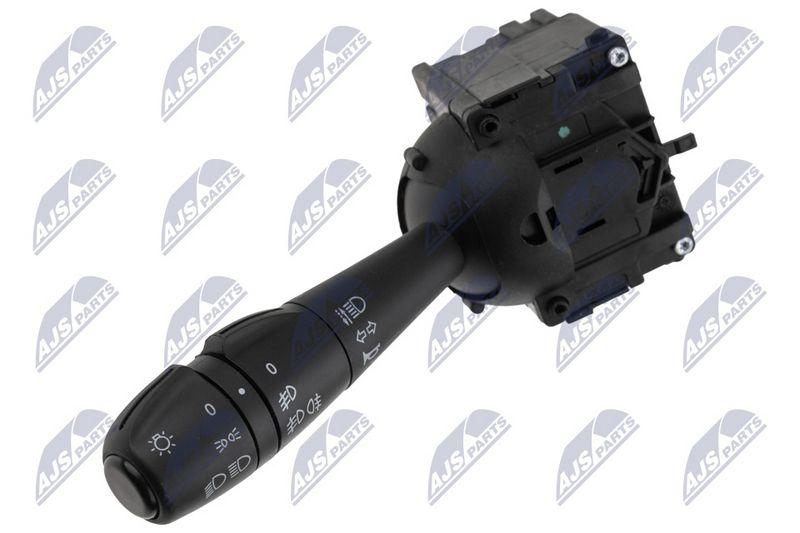 Comutator coloana directie Dacia Duster 2010-, Logan II 2012-, Sandero II 2012-, Dokker 2012-; functii: semnalizare, claxon, lumini, proiectoare ceata spate, faza lunga; 255401301R; NTY, aftermarket