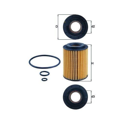 MAHLE Filtru ulei