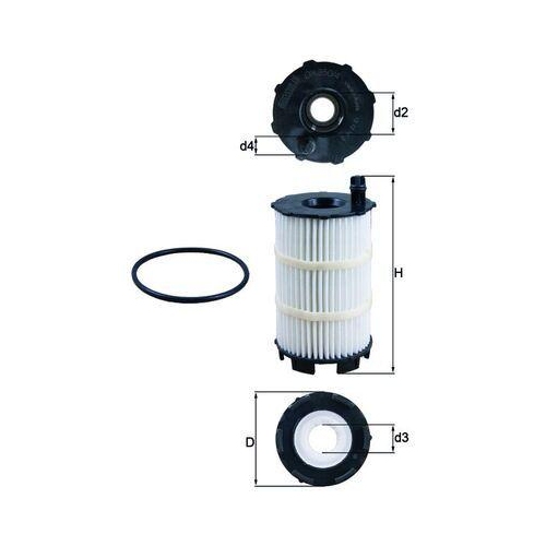 MAHLE Filtru ulei