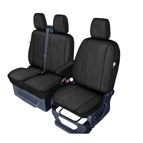 Set huse scaun tailormade Ford Transit Custom 1+2, imitatie din piele