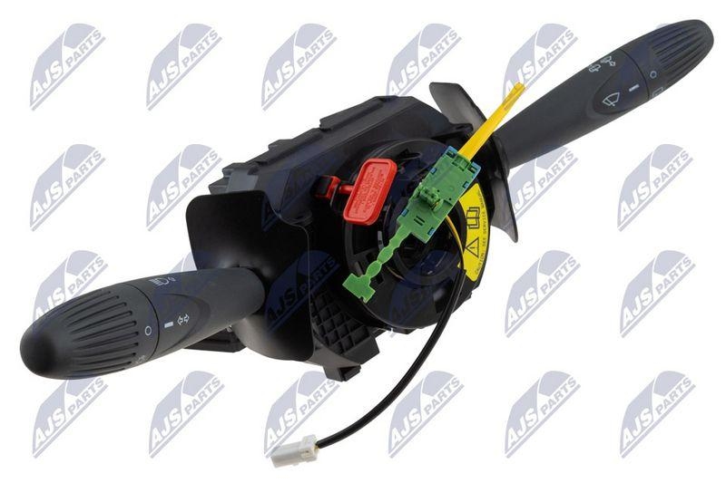 Comutator coloana directie Fiat Punto 1999-; functii: calculator bord, spalare, stergere luneta, lumini, spalare, stergere parbriz, frecventa stergere; 735381039; NTY, aftermarket