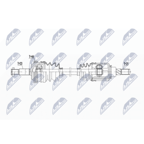 Planetara Renault Kangoo 4wd 1.6, 1.9dci 2001-, Spate, Stanga, Dreapta, NPW-RE-201