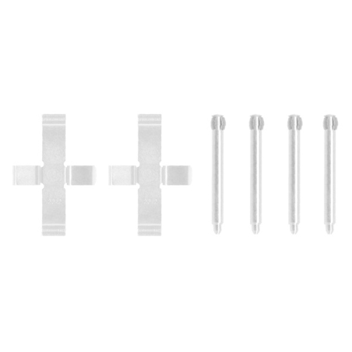 Set accesorii placute frana Mercedes 124 (W124) 12.84-08.93, 190 (W201) 10.82-08.93, Clasa A (W168) 07.97-08.05, Clasa C (W202) 03.93-05.00, Clasa E (W124) 02.93-06.96, Clasa E Convertible (A124) 05.93-03.98, Clasa E Coupe (C124) 06.93-06.97, Spate, BOSCH