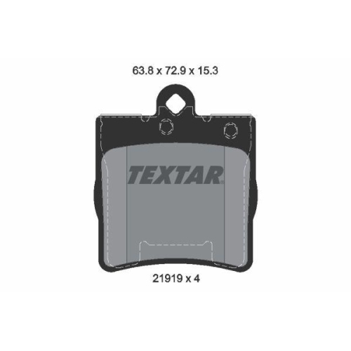 TEXTAR set placute frana,frana disc Q+