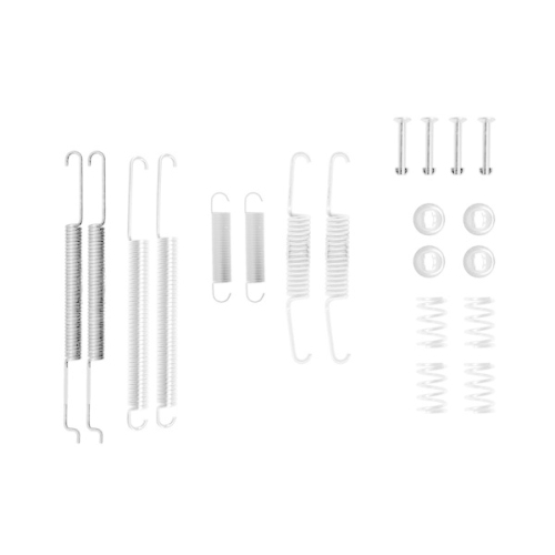 Set accesorii saboti frana Audi 100 C2 Sedan (431 433 434) 06.76-08.84, 100 C3 08.82-11.90, 100 C4 12.90-11.94, 80 B4 Avant (8c5) 09.91-01.96, 80 B5 Avant (8d5) 09.91-07.95; Seat Inca (6k9) 11.95-11.03; Vw Caddy 2 (9k9a) 11.95-01.04 , Golf 2 (19e 1g1) 08.