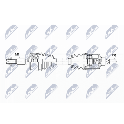 Planetara Renault Kangoo, Grand Kangoo, Express 2013-, Mercedes Citan 2013-, Stanga, CV Automata Dc4, NPW-RE-202