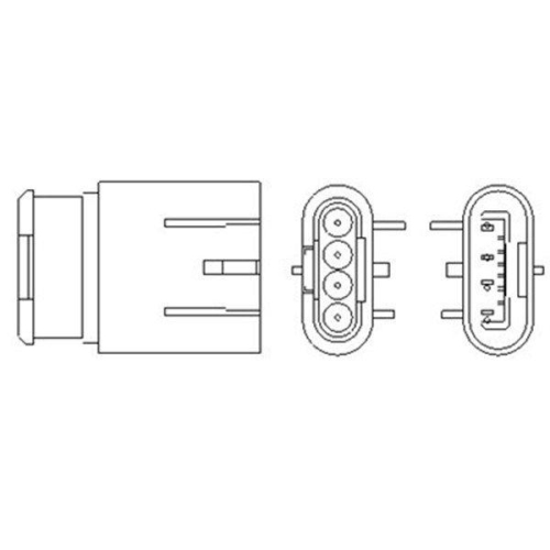 Sonda lambda Fiat 500 (312) 07.07-, 500 C (312) 09.09-, Panda (312 319) 02.12-, Panda Van (312 519) 02.12-; Lancia Ypsilon (312) 05.11-, MAGNETI MARELLI