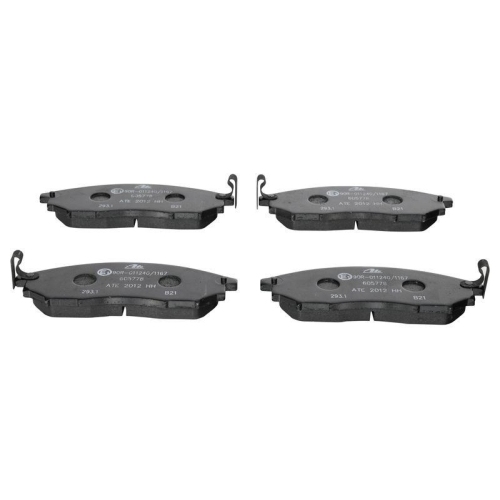 Set placute frana Ate 13046057782, parte montare : Punte fata