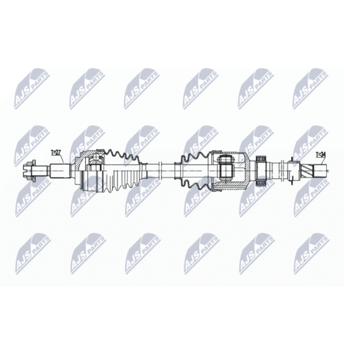 Planetara Renault Kangoo, Grand Kangoo, Express 2013-, Mercedes Citan 2013-, Dreapta, CV Automata Dc4, NPW-RE-203