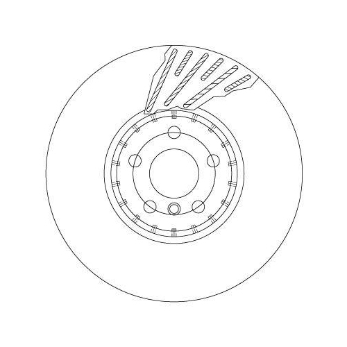 Disc frana BMW 3 (G20, G21), 4 (G22, G23), 5 (G30, G31), 6 Gran Turismo (G32), 7 (G11), 8 (G14, G15, G16), iX (I20), X3 (G01), X4 (G02), X5 (G05), Z4 Roadster (G29), Fata, Stanga, 348X36mm, ventilat, TRW