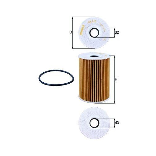 MAHLE Filtru ulei