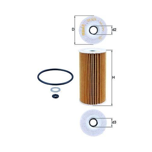 MAHLE Filtru ulei