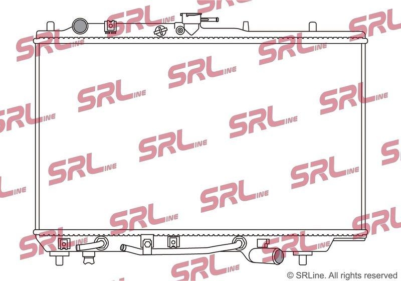 Radiator Kia Sephia 93-96, Sephia 96-98; Mazda 323 85-/89-94, motor: 1.5, 1.6, 648x375x26, SRLine, Aluminiu/ Plastic brazat, 0K20115200B; K20115200B