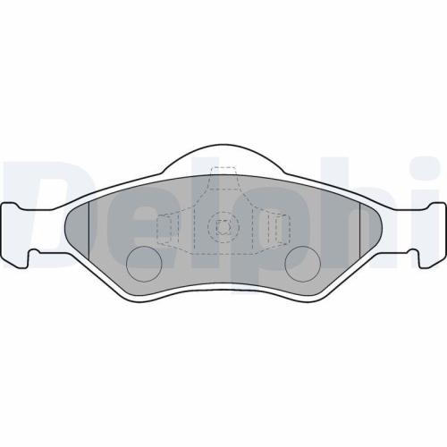 DELPHI set placute frana,frana disc