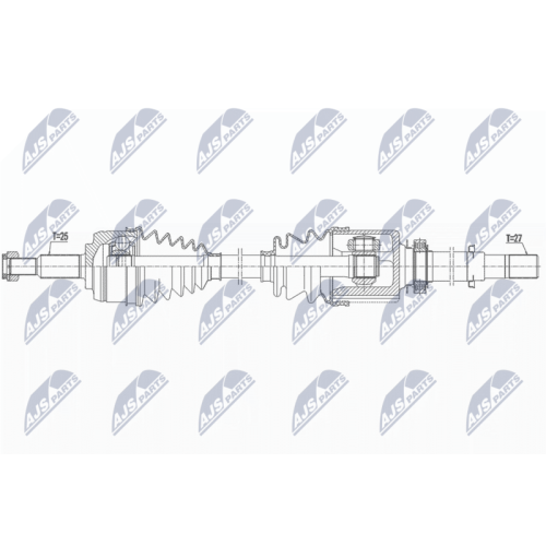 Planetara Renault Megane 3 2.0 2009-, Fluence 2.0 2010-, Dreapta, CV Automata CVt, 8200896393