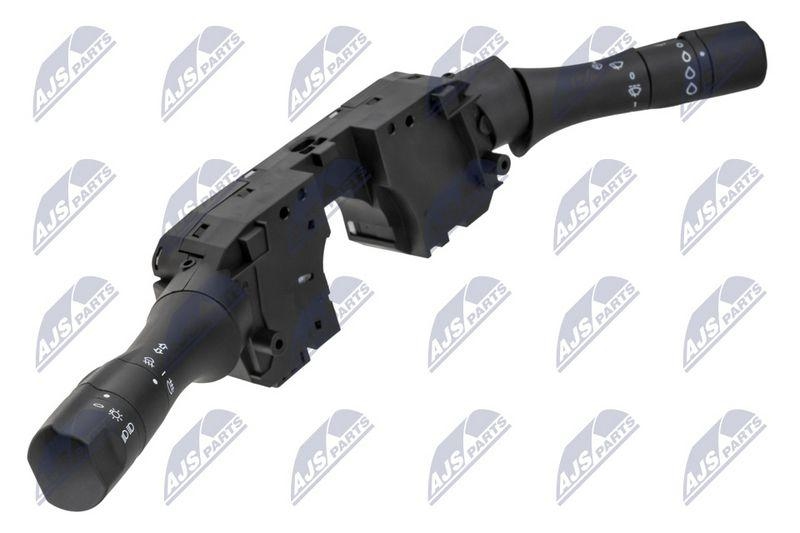 Comutator coloana directie Renault Fluence 2010-; functii: semnalizare, calculator bord, proiectoare ceata fata, spate, spalare, frecventa stergere, faza lunga; 255670039R; NTY, aftermarket