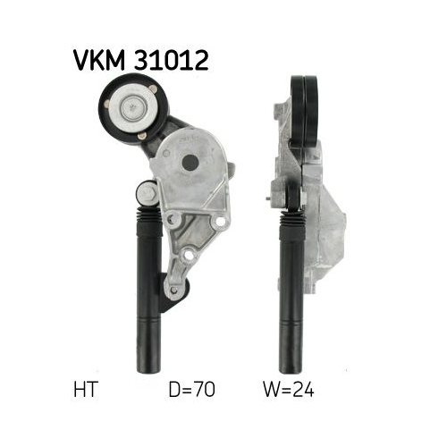 SKF rola intinzator,curea transmisie