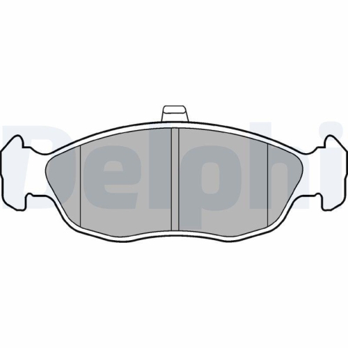 DELPHI set placute frana,frana disc