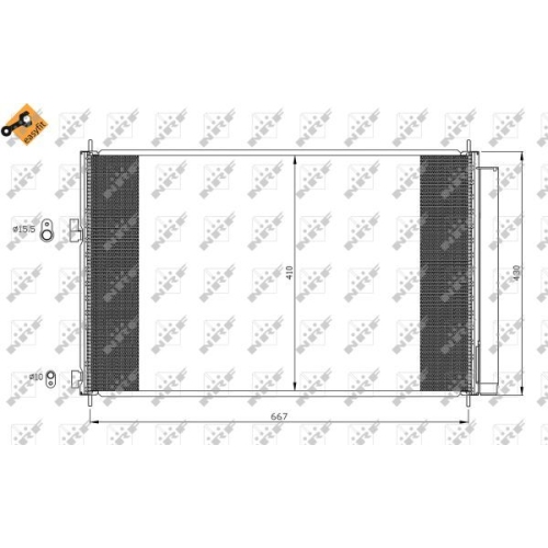 Condensator climatizare, Radiator clima Toyota Rav 4 3 Nrf 35641