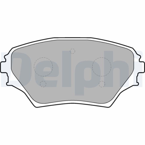 DELPHI set placute frana,frana disc