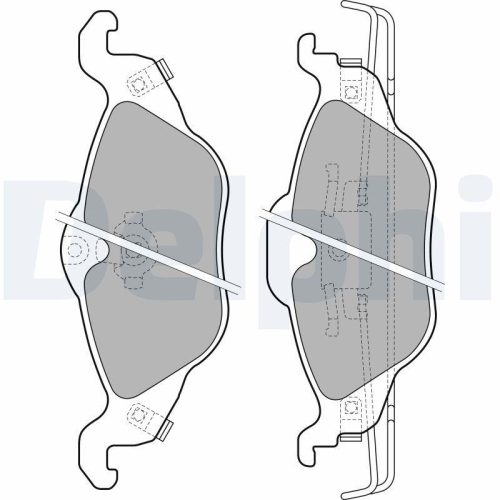 DELPHI set placute frana,frana disc