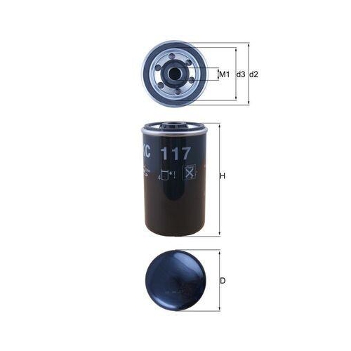 MAHLE filtru combustibil