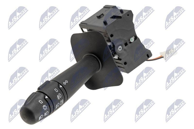 Comutator coloana directie Renault Megane I 1995-; functii: semnalizare, lumini, proiectoare ceata fata, spate, fara calculator bord, fara claxon, fara senzor unghi volan; 7701040730; NTY, aftermarket