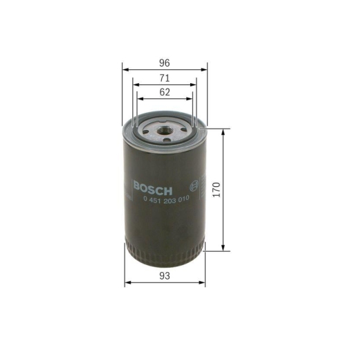 BOSCH Filtru ulei