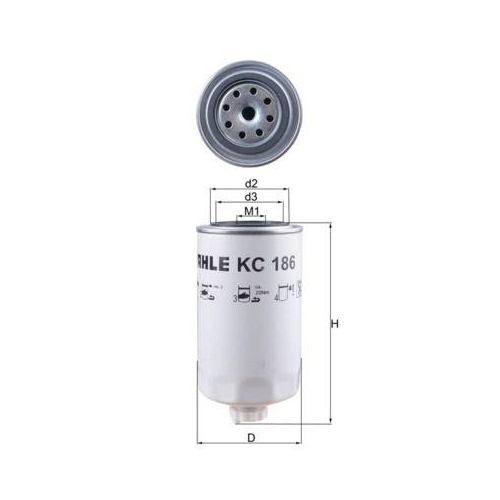 MAHLE filtru combustibil