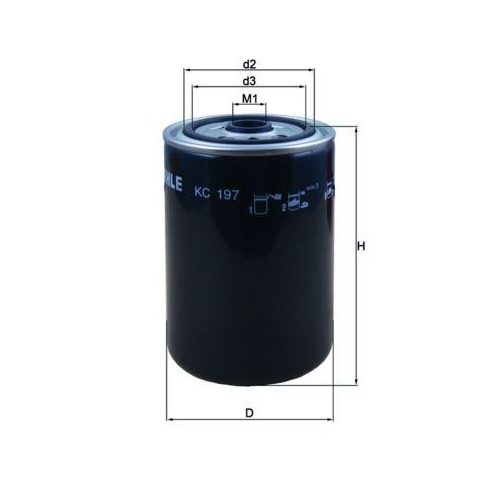 MAHLE filtru combustibil