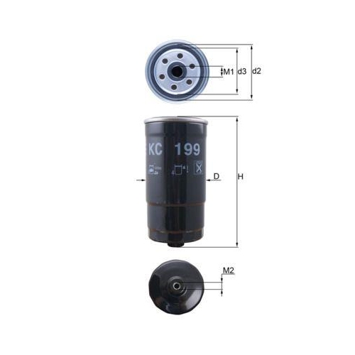 MAHLE filtru combustibil