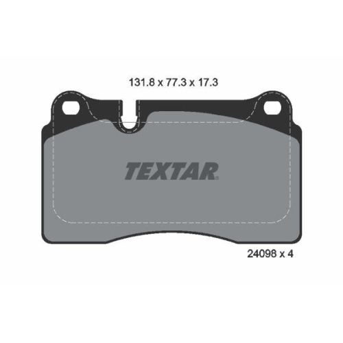 TEXTAR set placute frana,frana disc