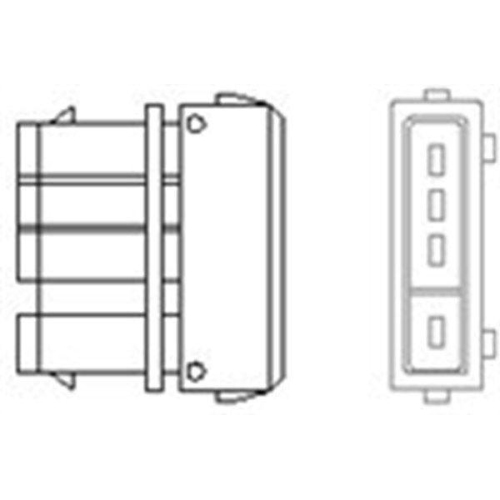 Sonda lambda Skoda Felicia I (6u1) 10.94-03.98, Felicia I Estate (6u5) 07.95-03.98, Felicia I Pick-Up (6uf 6u7) 10.95-04.02, Felicia 2 (6u1) 01.98-06.01, Felicia 2 Estate (6u5) 07.95-06.01; Vw Caddy 2 Pick-Up (9u7) 06.96-12.00, MAGNETI MARELLI