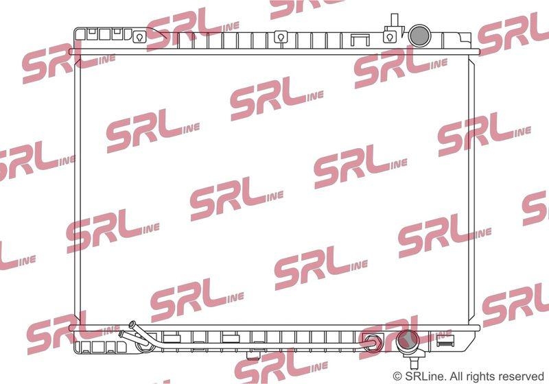 Radiator Kia Carnival/Sedona 06-11, motor: 2.9 CRDI, 638x440x32, SRLine, Aluminiu/ Plastic brazat, 253104D000; 25310-4D100